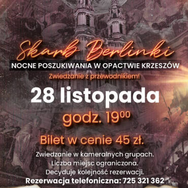 Nocne Poszukiwania - Berlinka 28.11.2025, 19:00