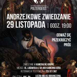 ZAMÓW BILET: Wieczorne zwiedzanie wystawy Poltergeist – rozszerzona edycja [29.11.2025: 19:00]
