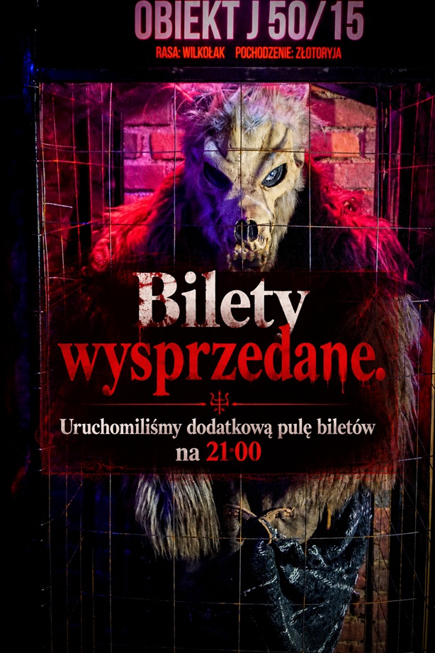 Bilety Wyprzedane - grafika biletu - Archiwum Sudeckich Lęków Poltergeist